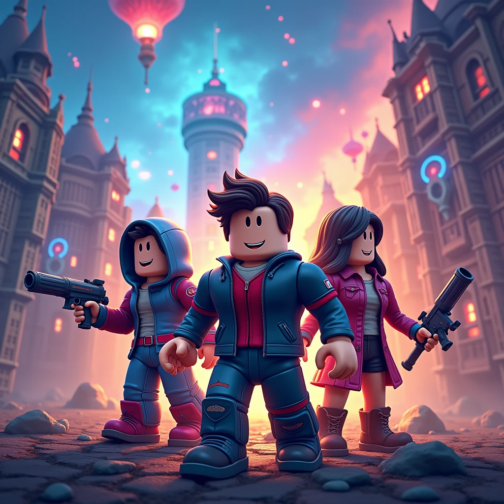 Create me a cover for my Roblox game