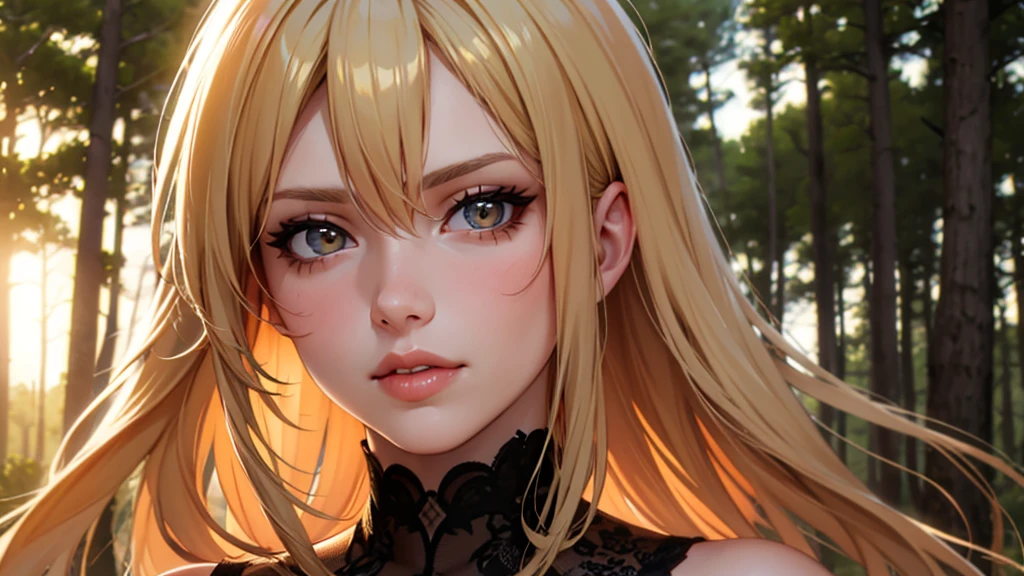 masterpiece, best quality, perfect face, ((1girl)), anime, black_clothes, garter, skirt, sexy, yellow_hair, dark_yellow_eyes, lips, looking_at_viewer, (looking_at_camera), solo, bright_eyes, front_view, portrait, best_quality, bright_colors, extremely_detailed, detailed_background, aparment_inside_background, red lips, shocked_face, pose, first person, on foot, standing, close up,