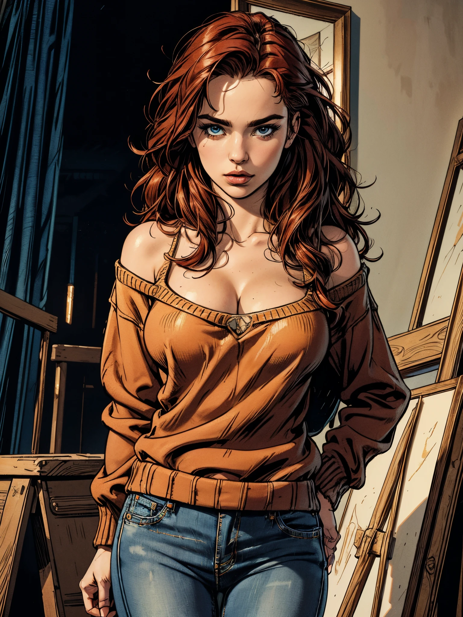 (1 girl), (Alexandra Daddario), ripped clothes, fell to the floor, a wet white T-shirt, exposed more than half of her breasts, She tried to cover her breasts with one hand, made her breasts more attractive, Her lower body was wearing torn panties, her other hand seemed to be covering her naked lower body, a blush on her face, her whole body was soaked in sweat, her whole posture was extremely attractive, seductive pose, ((the most beautiful woman in the world)), perfect body, perfect nose, ((well-groomed teeth)), high definition, best quality, ultra-detailed, extremely delicate, high details, ((anatomically correct)), symmetrical face, extremely detailed eyes and face, high quality eyes, UHD, 8k, RAW photo, (Natural light), (professional lighting:1.5), photorealistic, realistic, ((beautiful woman)), goddess, femminine, attractive, ((masterpiece:1.5))