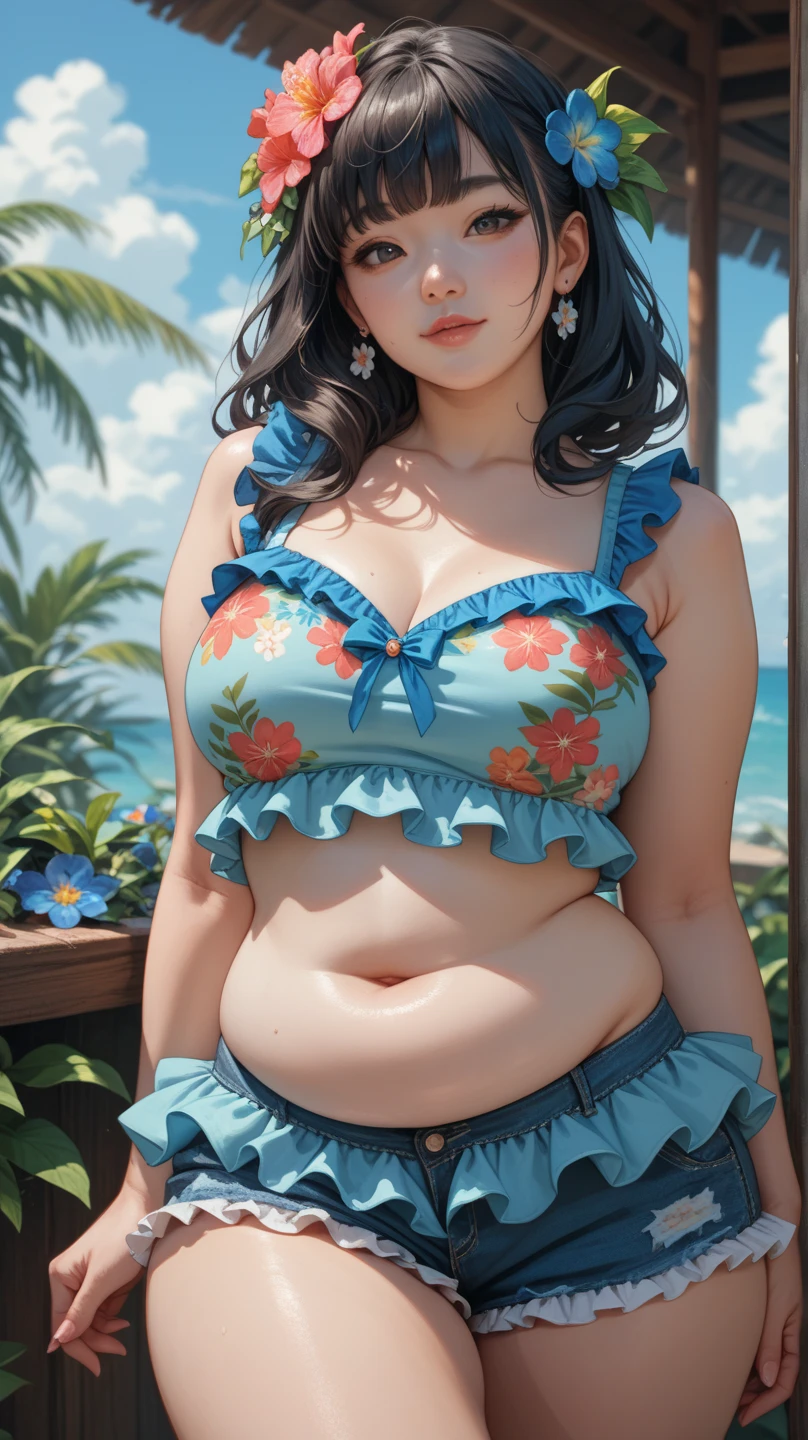 Personaje de los picapiedras Vilma picapiedra, sexy en lenceria transparente