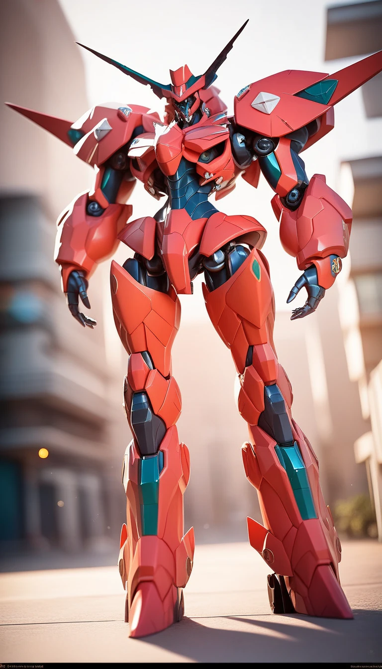 masterpiece, best quality, high res, (((photo real))), fine concept art, led mirage, mecha,mecha, huge robot, real robot, joint mechanical, surface grim and glossy, super detailed, hyper detailed, full body shot, front view,  cinematic lighting, wide lens effect: 1.2, 
　