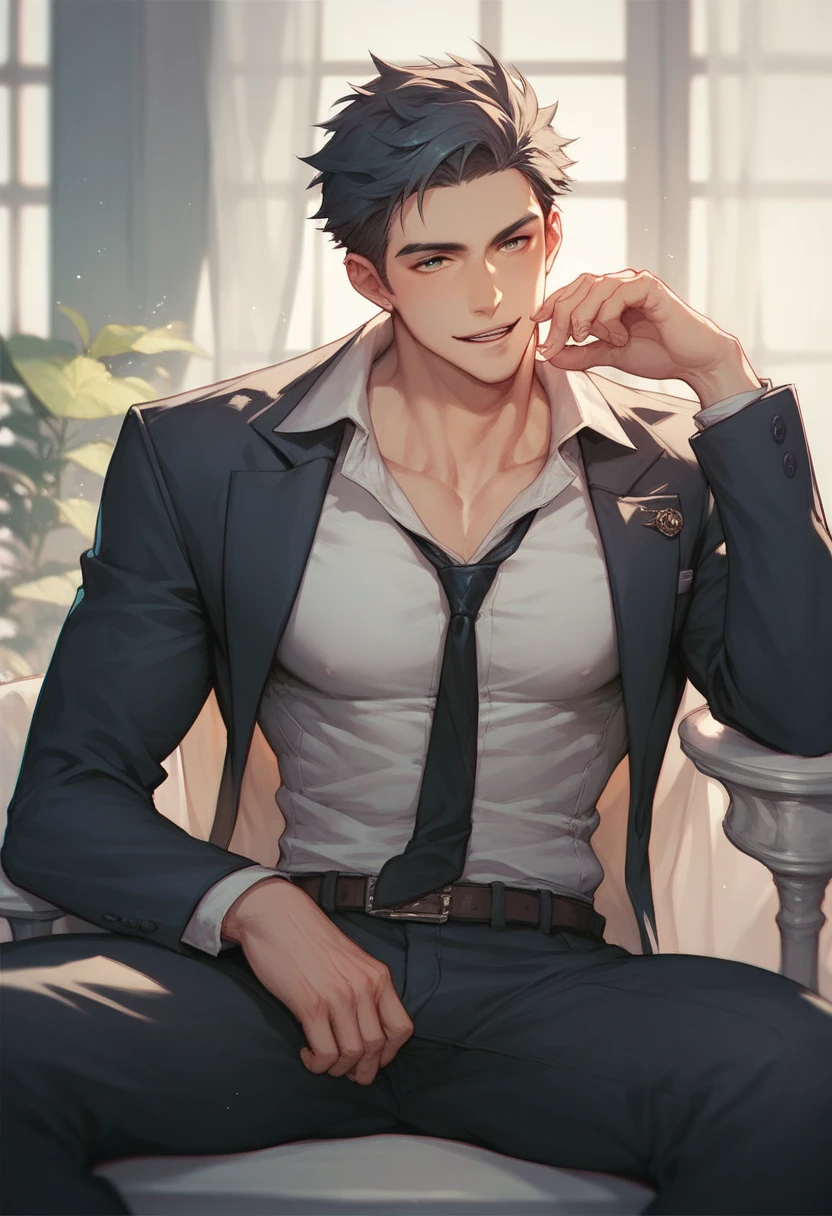 1 man,1 male,Asian male,Asian people,Realistic, (Masterpiece, Top quality, Best quality, offcial art), Very detailed, Most detailed, God, Short hair, Black hair, Handsome man, necklace, pectoral, Abs, Brown skin, Black eyes, Handsome, Muscular, ((Wide shoulders and wide waist)), Shirtless,,Wearing gym shorts,The bare legs are hairy,Calf muscular feeling,Barefoot,ssmile,There are hairs on the toes,full bodyesbian,The ass sits on the ground,legs are open,Delicate man feet,