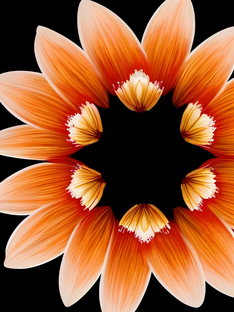 painting of three white flowers with orange petals on a black background, beautiful!!! digital art, beautiful detail and color, orange flowers, elegant flowers, beautiful flowers, glowing flowers, beautiful gorgeous digital art, wow it is beautiful, beautiful design, beautiful!!!!!!!!!, flowers!!!!, beautiful!!!!!!!!!!!!, beautiful flower, dark sienna and white, brown flowers, beautiful depiction