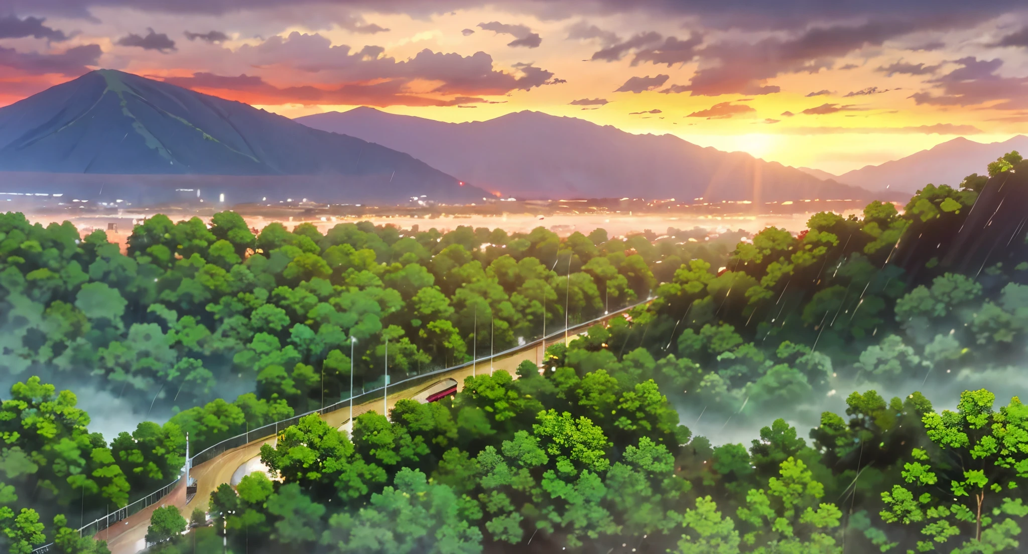 North City (北の都, Kita no Miyako), also known as Metro North, is one of the large metropolis capitals of Earth. It is surrounded by mountains and a forest. Dr. Gero's Laboratory is in the mountains south of the city.
(Cloudy) (Red Sky) (Raindrops) (Rainy Sky)
(View from the Laboratory)
