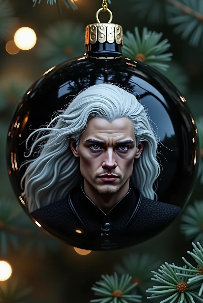 there is a man with a white hair and a black coat, detailed fanart, highly detailed exquisite fanart, game of throne art, by Galen Dara, inspired by Alexander Kanoldt, god of winter, yuri shwedoff and tom bagshaw, inspired by Samuel Hieronymus Grimm, artwork in the style of guweiz, inspired by Sigurd Swane