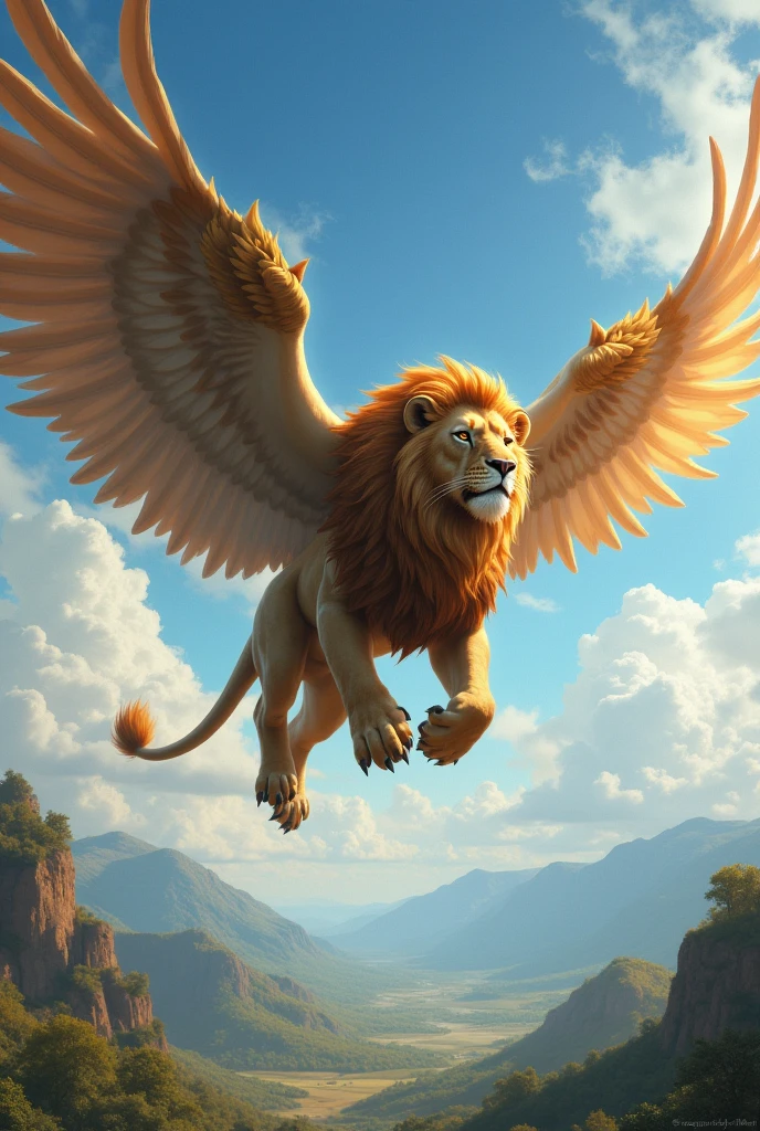 Sun on Germany
A Lion who fly