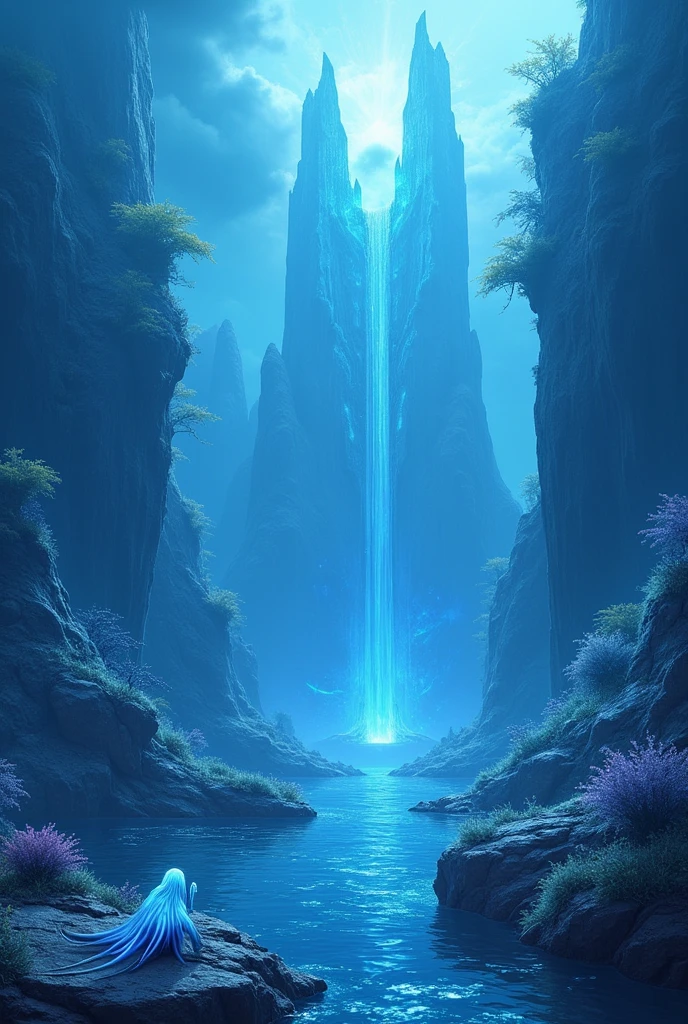 Strange blue world