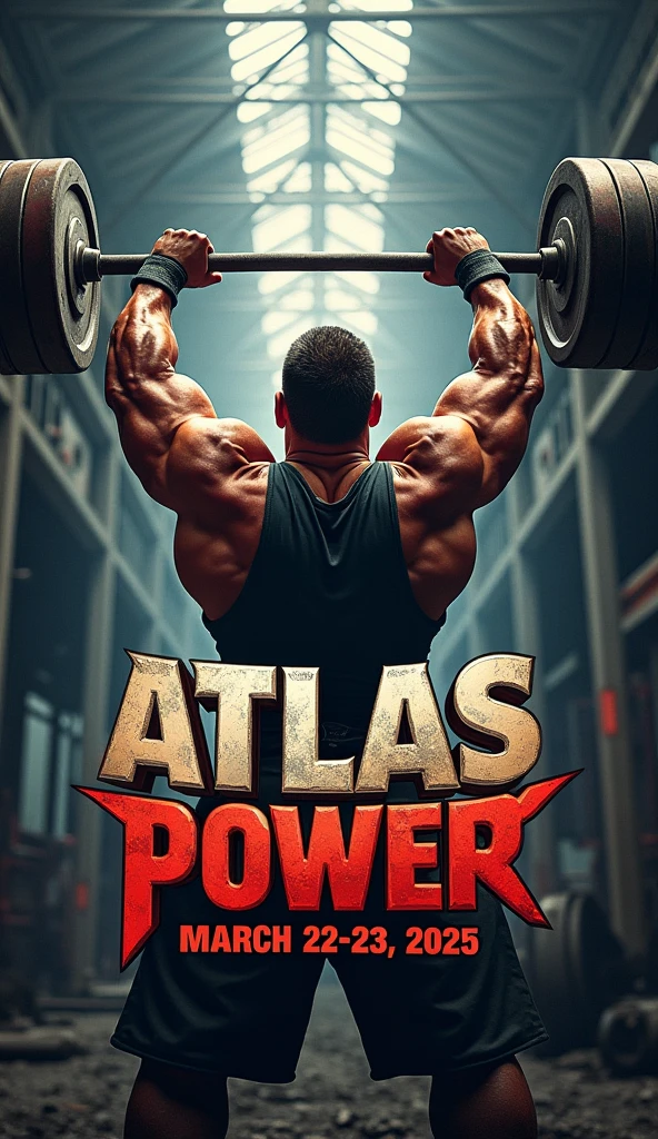 Atlas carrying the world, around that world there is a banner that says DEMENTIAL with aggressive typography, the banner texture is steel, the texture of the world is rocky, Atlas is athletic and fitness, logo style