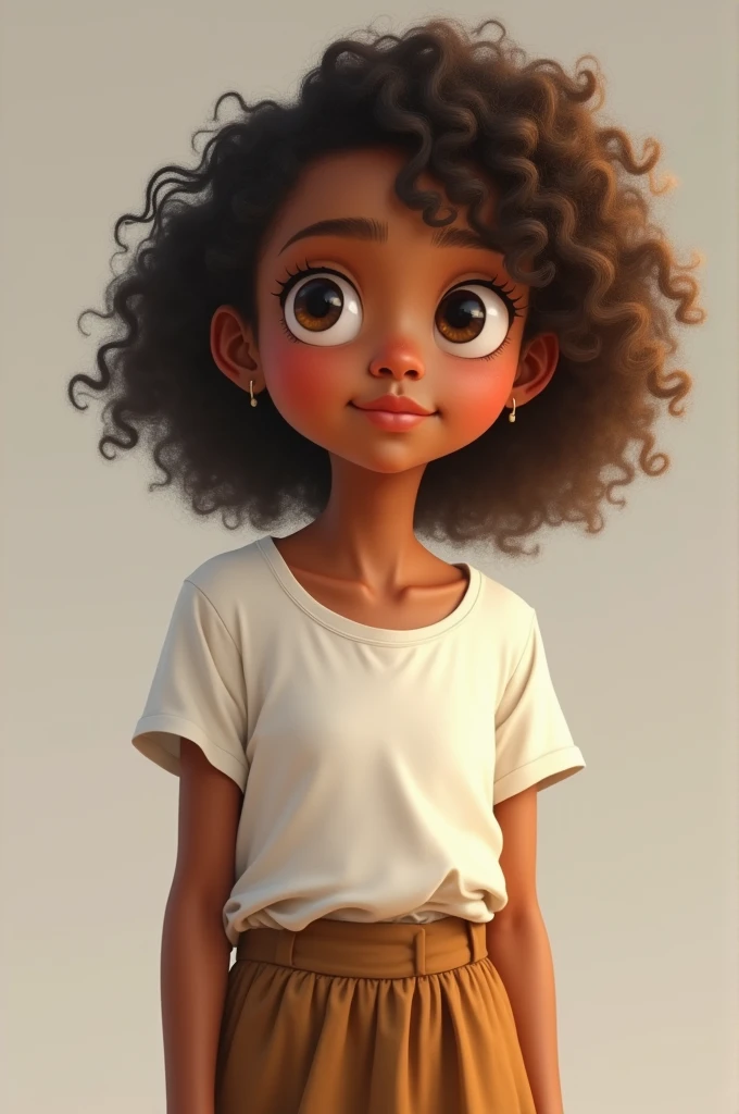 nakek brown girl