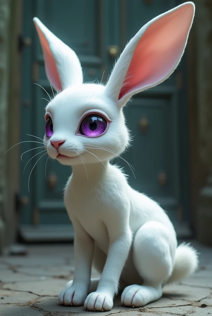 Pale shapeshifter male rabbit with blue eyes hot anime showing ass