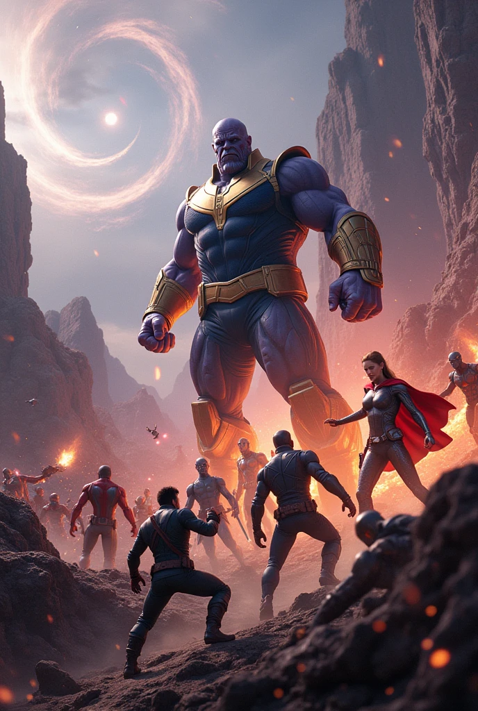 assemble at last fight besides of Thanos Avengers