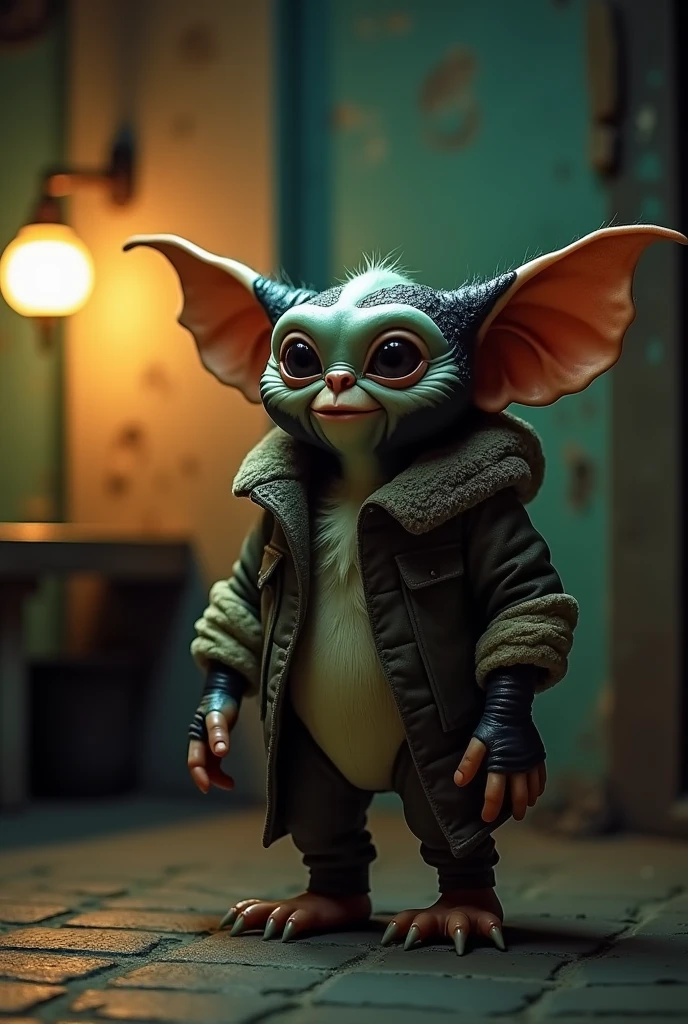 Dobby in a nightclub, with bills and dancing women
