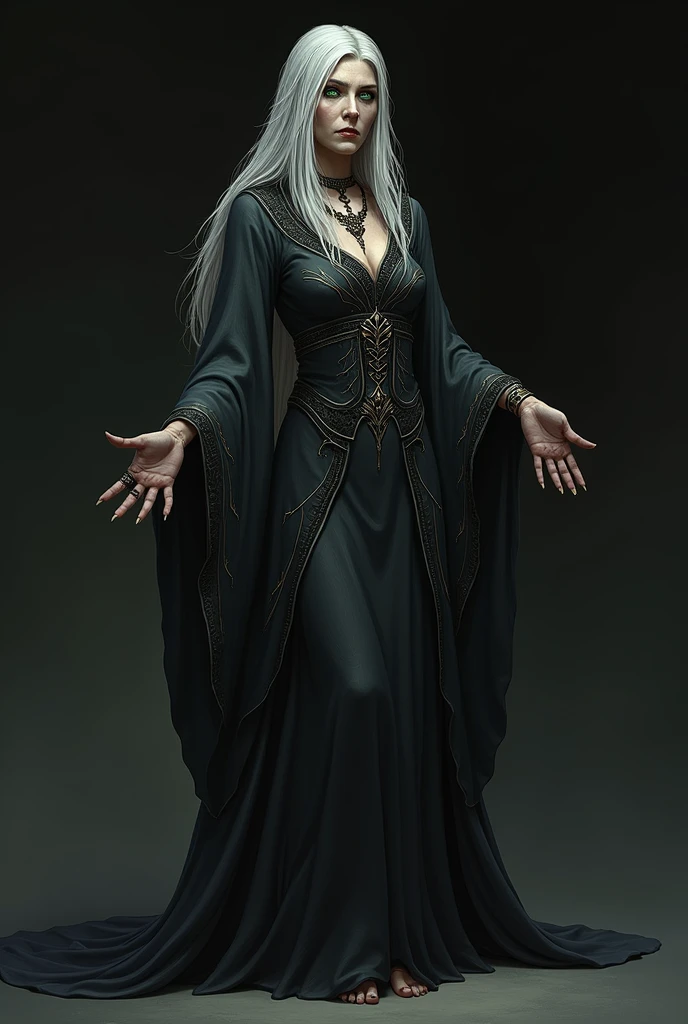 Old, ancient, witch, old female, powerful, fearsome, alluring, confident, motherly, dominant, grandma, evil, scary, possessive, slim, tall, monstruos, crone, vindictive, corrupted, sexy, seductress, abusive, hateful, ungrateful, cruel, evil smile, vengeful, wild, long hair, curvy, mean, dismissive, uncaring, wild, destructive, monstrous, villain, killer, sociopath, poisoner, betrayer