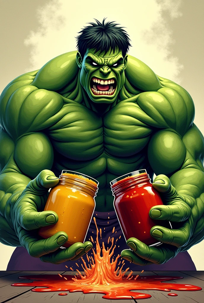 Yellow truck hulk medicine delivers strength vitamin