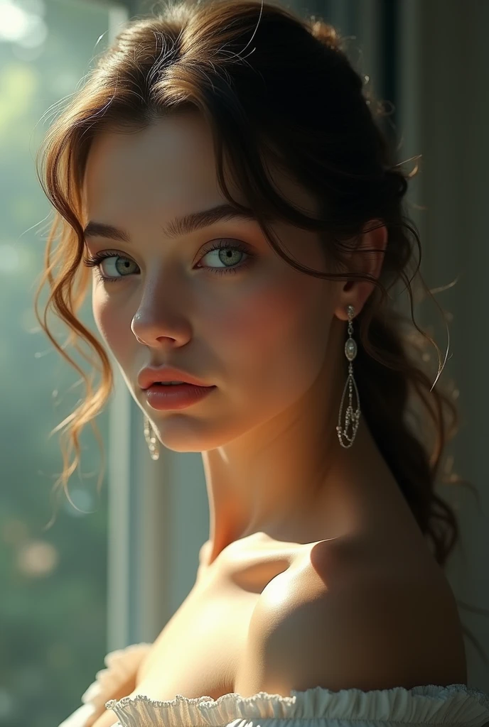 ((pale skin)), ((pearl skin)), (((full body))), olsen01, ((look camera)), portrait of ((stunningly attractive)) a sexy woman ((perfect feminine face)), intricate, 8k, highly detailed, (extremely detailed CG unity 8k wallpaper), ((square jaw)), (well defined jaw), (downturned lips), (detailed anatomy), Hyperrealistic full shot body image, trending on CGSociety, Intricate, High Detail, Sharp focus, dramatic, volumetric lighting, digital painting, intense, modelshoot style, (extremely detailed CG unity 8k wallpaper), full shot body photo of the most beautiful artwork in the world, pearl skin, professional majestic oil painting by Ed Blinkey, Atey Ghailan, Studio Ghibli, by Jeremy Mann, Greg Manchess, Antonio Moro, trending on ArtStation, photorealistic painting art by midjourney and greg Rutkowski