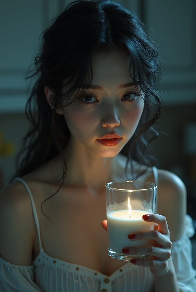 Realistic、realistic、Highest quality、Highest quality、Masterpiece、High resolution、A single candle