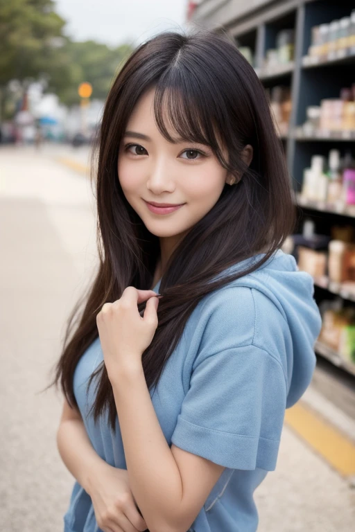 Two slime girls，Embrace，knitted sweater jacket，（Big boobs：1.2），cleveage，穿Black underwear，black slime shapeshifter，looking at the audience，Smile， Black underwear、cleveage，Long hair ,Pretty Face，cute appearance，confident girl,Slime with melted lower body,In the park，There are many maple leaves，autumn，