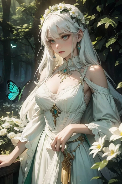 Title: The Magical Fairy with Moth Wings: Beleza e Encanto
H2: The Fairy with White Hair and Luminous Eyes In the heart of the enchanted forest, lives a magical fairy with hair as white as snow and eyes as luminous as stars. She is known for her beauty and charm, espalhando alegria por onde passa. Her name is Aurora, a fada dos cabelos brancos.
H2: The Moth's Wings and their Magic Aurora's wings are as delicate as the wings of a moth, glowing with all the colors of the rainbow. Quando ela voa, deixando um rastro de flores e vagalumes em seu caminho, everyone stops to admire its grace and lightness. Its magic is so powerful that it can heal broken hearts and bring joy to the saddest..
H2: The Importance of Nature in the Fairy's Life for Aurora, Nature is your greatest source of inspiration and power. Ela se conecta com as flores e vagalumes, sentindo a energia da vida pulsando ao seu redor. The white-haired fairy knows that it is her responsibility to protect and preserve nature, ensuring that all magical creatures can live in harmony.
H3: Be Part of This Magical Journey If you want to meet the fairy with white hair and luminous eyes, embark on this magical journey through the enchanted forest. Deixe-se encantar pela beleza e magia de Aurora, a fada com asas de mariposa. Join her on her mission to protect nature and spread joy around the world.