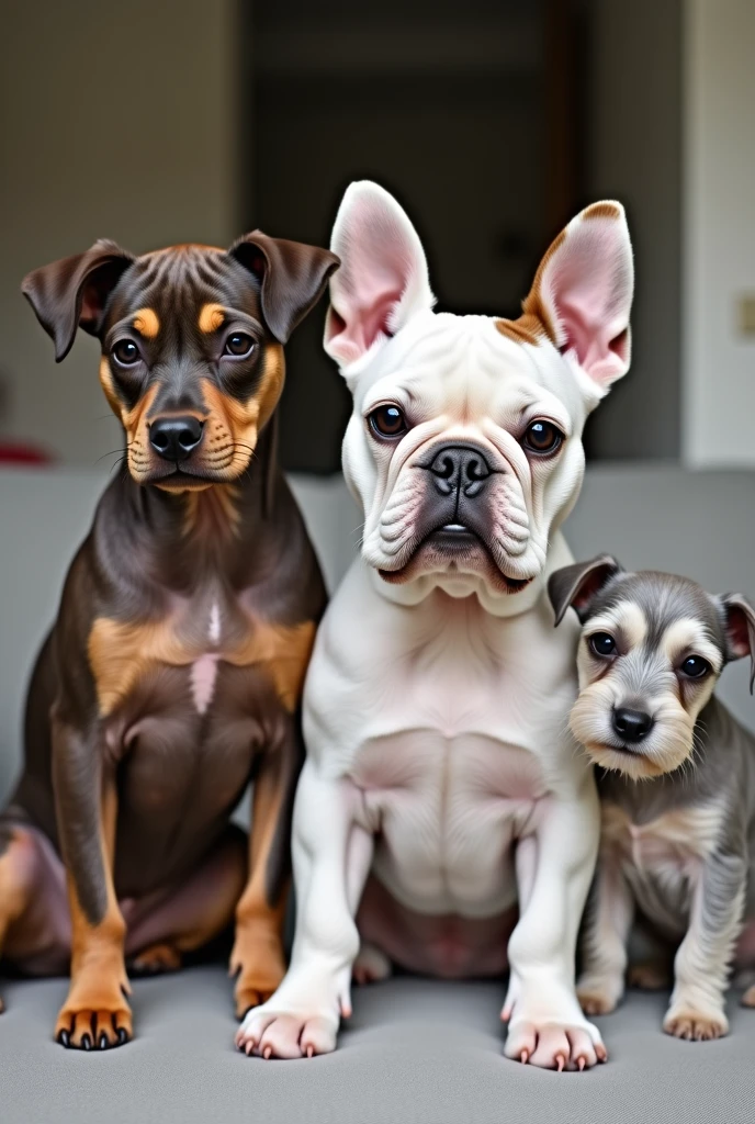 1 beautiful blackwomen naked with large breasts with dog collars around their necks kneeling, in dog pose, white background, looking at camera,
