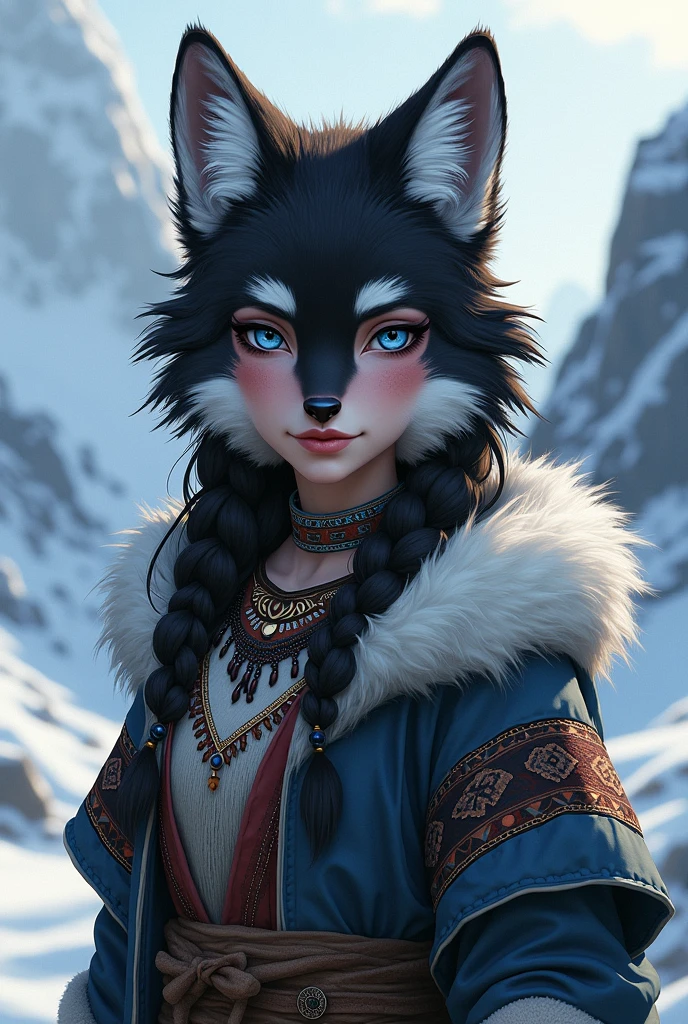 girl,teen, ancient eskimo warrior, warrior gear, spear in hand, furry clothes, facepaint, bodypaint, accesories, exposed breasts, small breasts, naked breasts, topless, vibrant appearance, creative behavior, imaginative, sensual, spontaneous, highest quality, skin texture, intricate details, (cinematic lighting), RAW photo, 8k