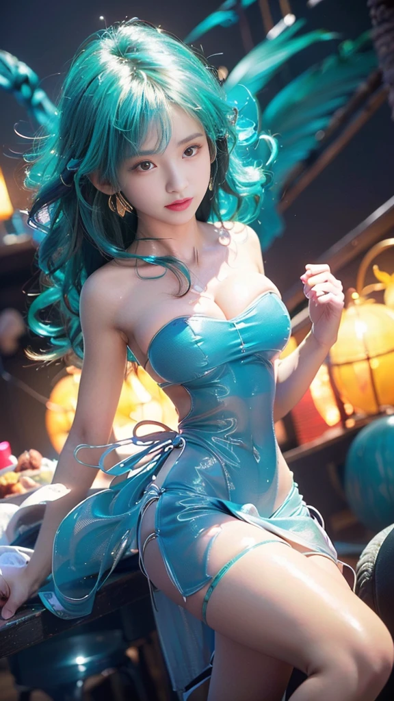 (NSFW:0.3), foto hiper real de la chica diosa hiperrealista, japonesa yuimetal hiperrealista con cabello gemelo en ropa interior hiperrealista, (((ropa interior anime 90s ))), lether arcoiris y tachuelas de acero, ((anime 90s cosplay)), , chica anime cosplay, nadamimi, tutu muy corto destellos de luz, chromatic abberation, sharp focus, Professional swan ballet tutu skirt for women, Hard Organdy Performance Leotard Skirt 8K Resolution, Nikon 85mm, galardonado, Glamour Photography, extremadamente detallada, alta calidad, movie grai. His high cheekbones, cejas perfectamente arqueadas y labios rojos llenos resaltan sus sorprendentes rasgos faciales. She has large almond-shaped hazel eyes framed by long, dark eyelashes.. Su figura es excepcionalmente atractiva