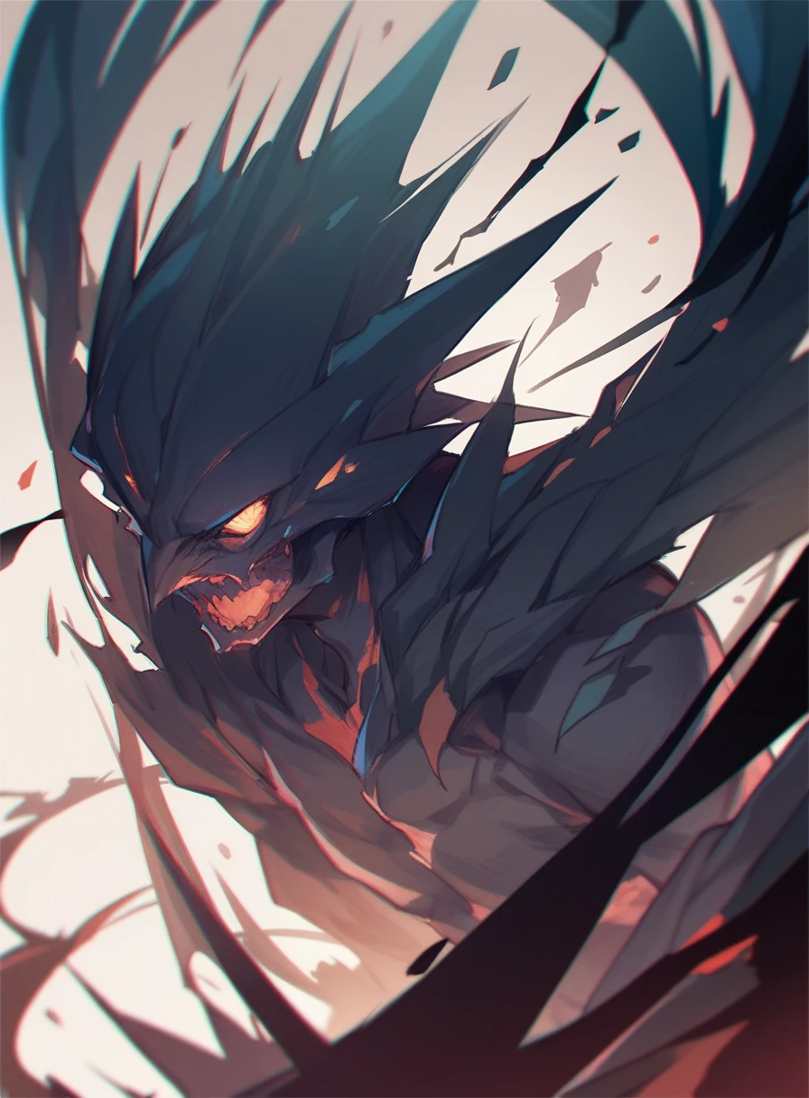 bee villain with red eyes