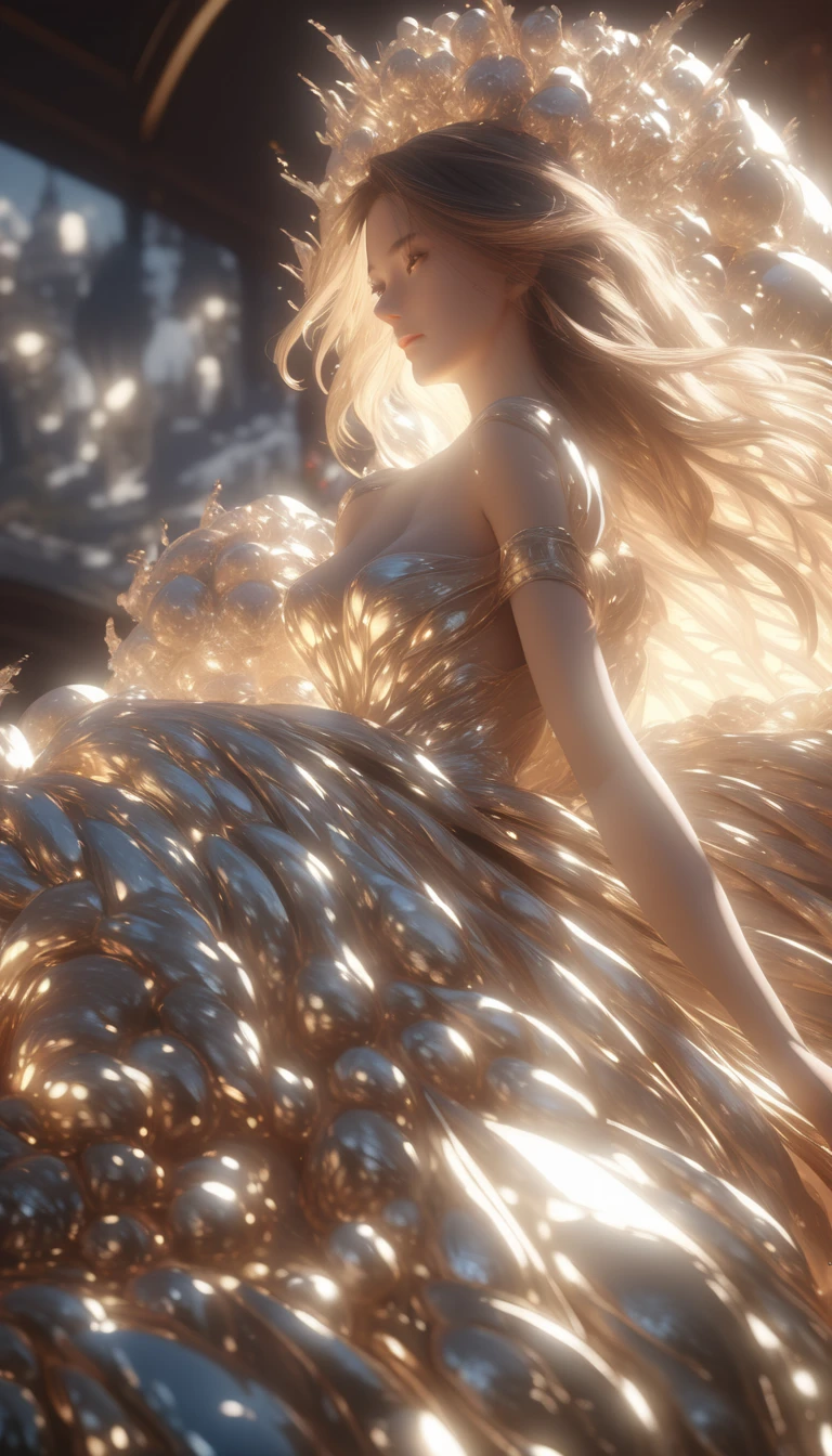 beautiful woman, \ATLAS\, Highest Aesthetic Performance, A fascinating and glamorous world, cinematic lighting, ray tracing, ray tracing, high detail, afterimage, masterpiece, best quality, super detail, 4K, UHD, 8k