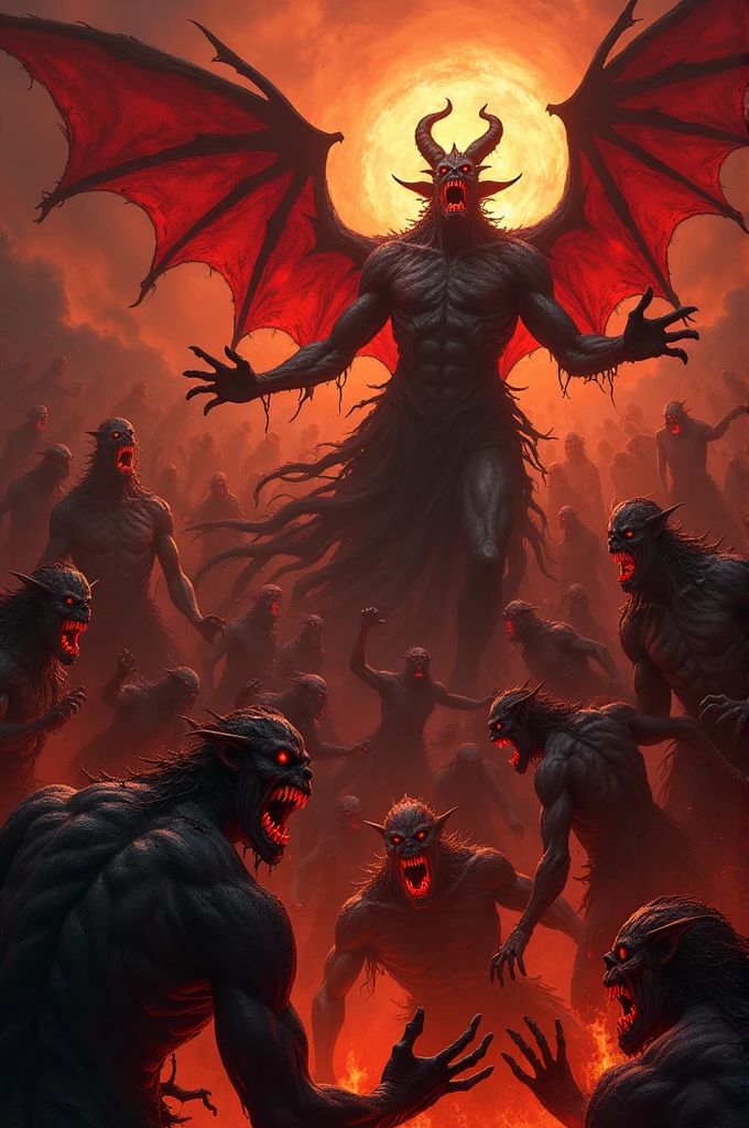 Show hell with all the demons 1 picture only