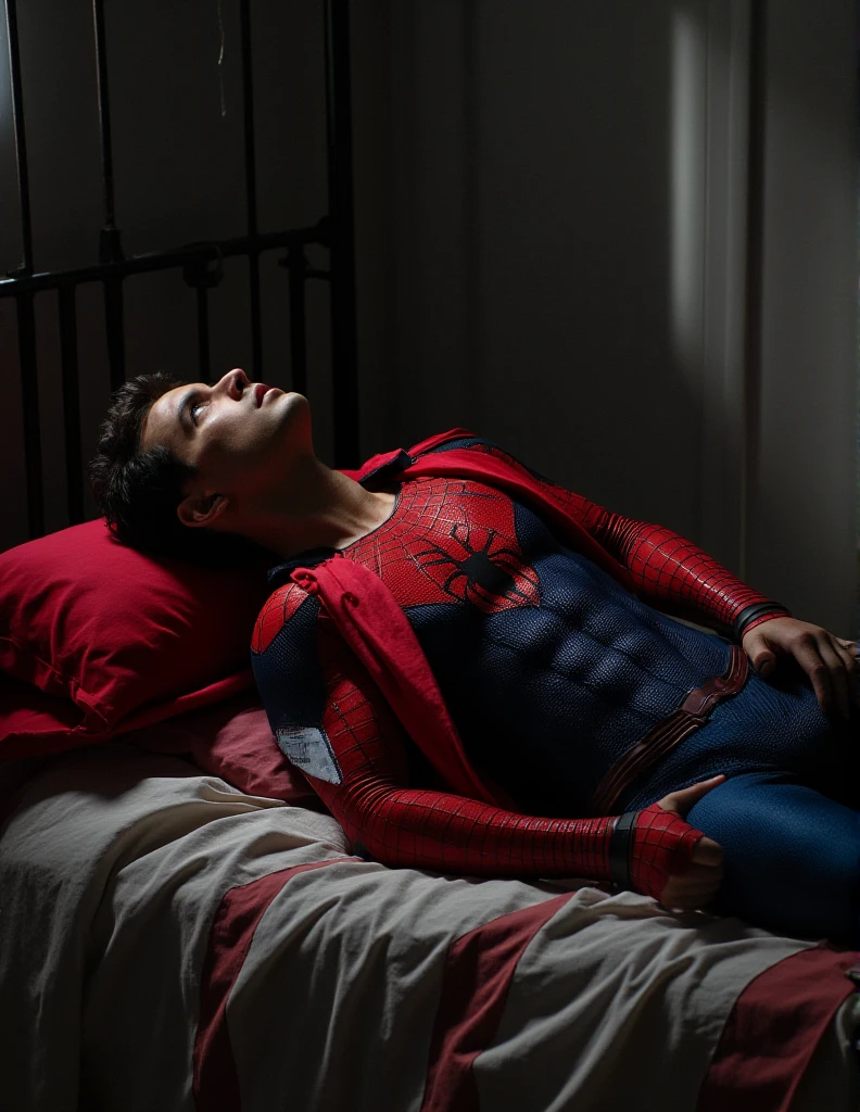 Peter Parker sleeping