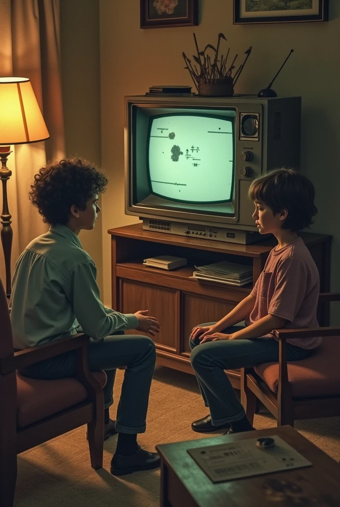 Guy sitting on the couch playing Nintendo on a Saturday morning in the 80s