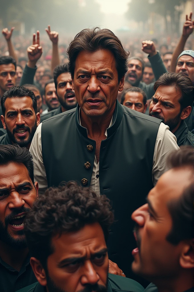 Imran khan smoking stand by paety