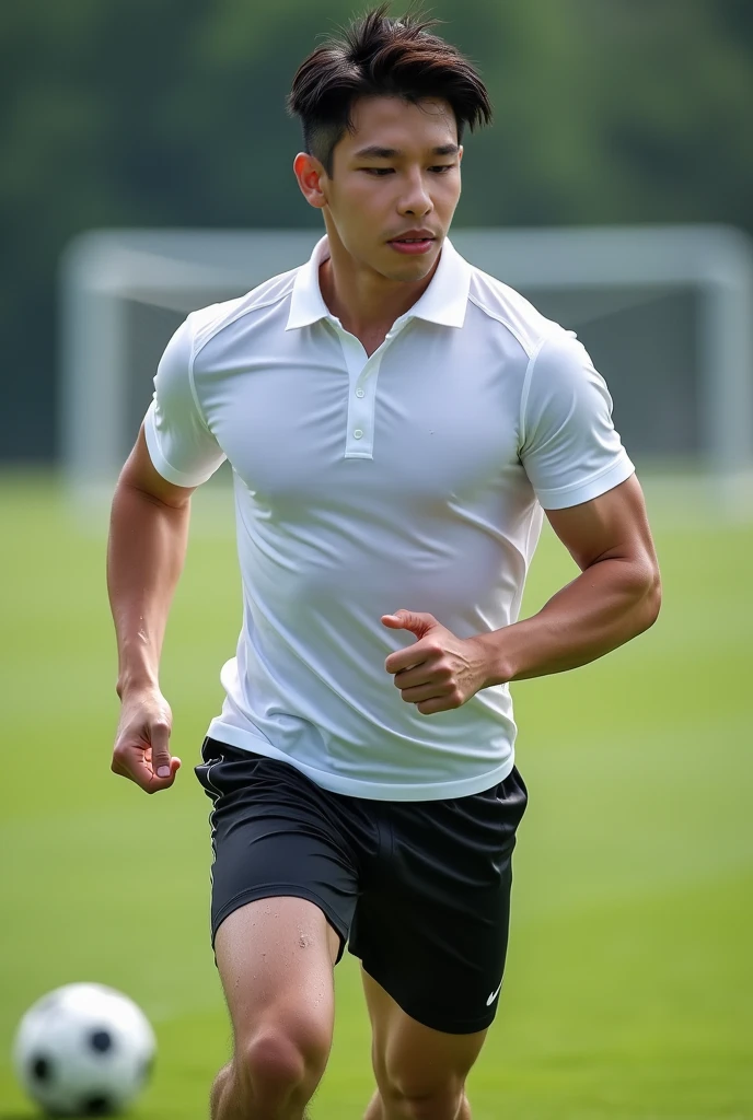 Photo Quality、A lot of cute handsome men、Mash Hair、Japanese male, 、Completely naked、Full nudity、erection、Huge penis、Highest quality、Realistic、beautiful、完全Completely naked、Back view、Full nudity、Playing soccer、Butt、Naked、Kicking the ball、Completely naked、Full nudity、Butt