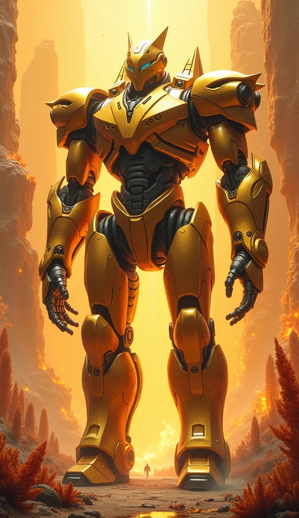 Dokho golden knight of pound full body well defined details on face hair arms hands torso legs front feet 
Surprise me that art ia 