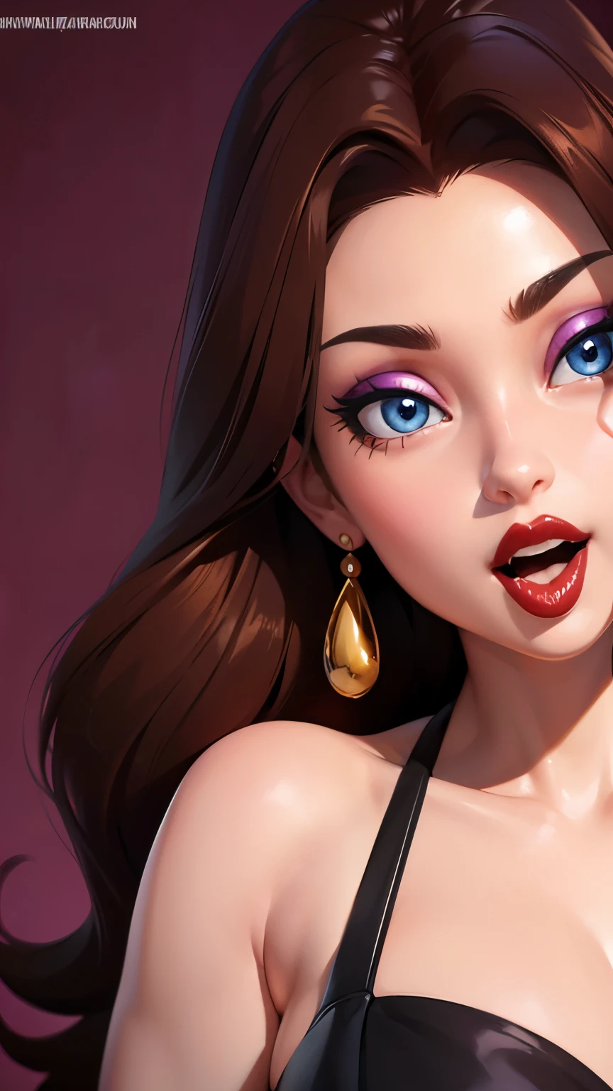 Must Piece, (Solo: 1.1), Perfect Face, (Bright Lighting: 1.2), Beautiful Eyes, Beautifully Detailed Face, Perfect Lighting, Absolutely necessary for the piece, Top Quality, () MILF, () 30 year old woman, red lips, lips, lipstick, red lips, thick lips
8K, high quality, animation, married woman, fair-skinned, beautiful, beautiful face, beautiful, bright, highlights in eyes, sexy, beautiful line drawing.Brown hair color, dark facial make-up, dark purple eyeliner, blue eyes, ((depicting head only)), simple background, open mouth, (tongue out),((tongue in cheek))