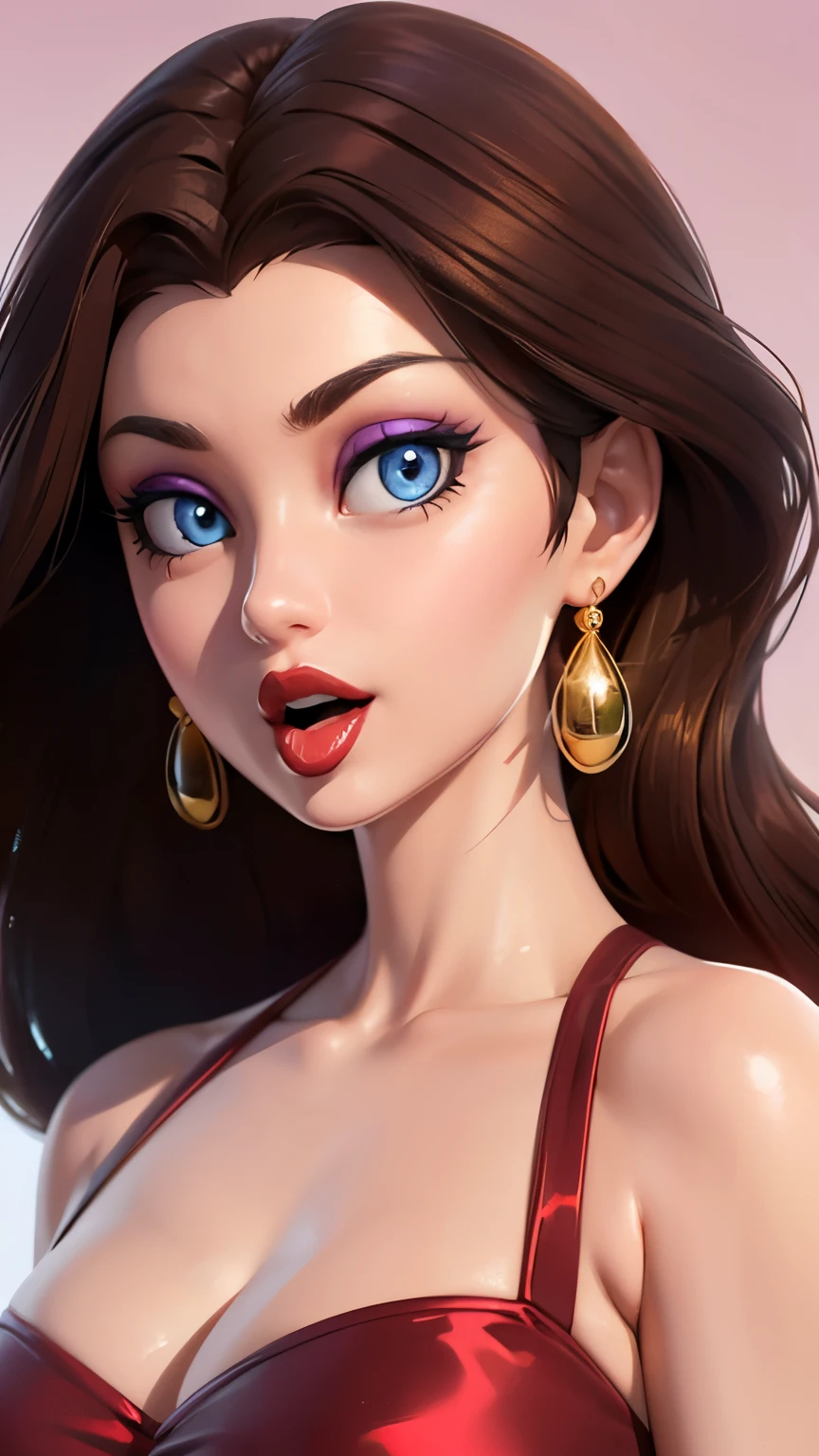 Must Piece, (Solo: 1.1), Perfect Face, (Bright Lighting: 1.2), Beautiful Eyes, Beautifully Detailed Face, Perfect Lighting, Absolutely necessary for the piece, Top Quality, () MILF, () 30 year old woman, red lips, lips, lipstick, red lips, thick lips
8K, high quality, animation, married woman, fair-skinned, beautiful, beautiful face, beautiful, bright, highlights in eyes, sexy, beautiful line drawing.Brown hair color, dark facial make-up, dark purple eyeliner, blue eyes, ((depicting head only)), simple background, open mouth, (tongue out),((tongue in cheek))