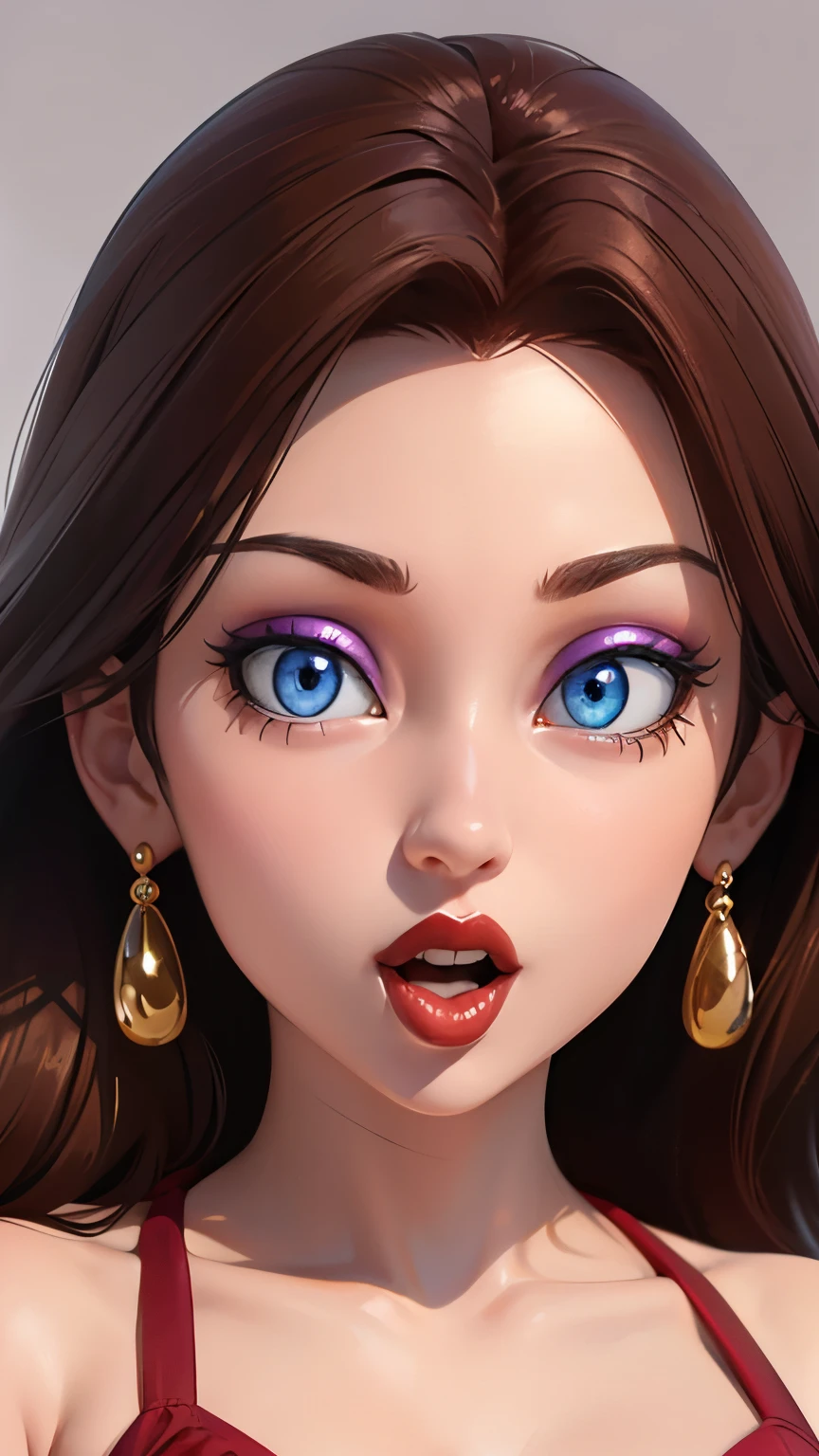 Must Piece, (Solo: 1.1), Perfect Face, (Bright Lighting: 1.2), Beautiful Eyes, Beautifully Detailed Face, Perfect Lighting, Absolutely necessary for the piece, Top Quality, () MILF, () 30 year old woman, red lips, lips, lipstick, red lips, thick lips
8K, high quality, animation, married woman, fair-skinned, beautiful, beautiful face, beautiful, bright, highlights in eyes, sexy, beautiful line drawing.Brown hair color, dark facial make-up, dark purple eyeliner, blue eyes, ((depicting head only)), simple background, open mouth, (tongue out),((tongue in cheek))