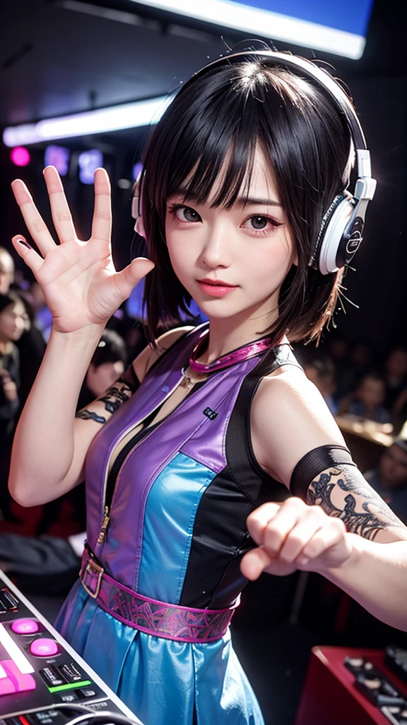 girl, Sweat, vapor, Medium Chest, shy, Beautiful Hands, A light smile, Looking at the audience, Randomly change the color of the outfit