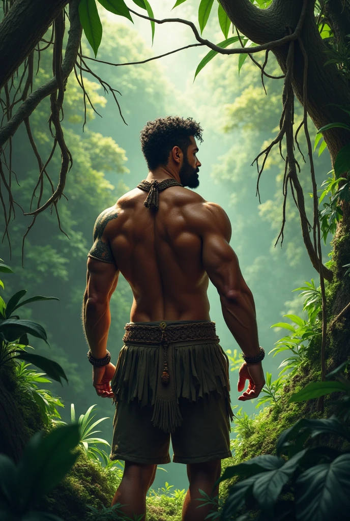 Generate vidyut jamwal as jungle super human