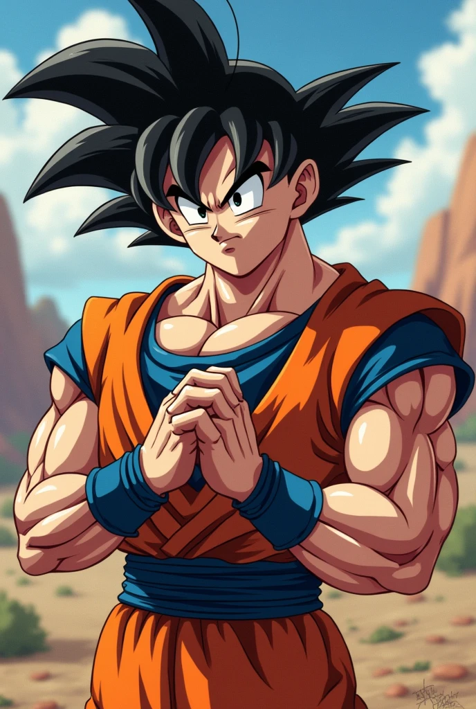 Goku smoking 