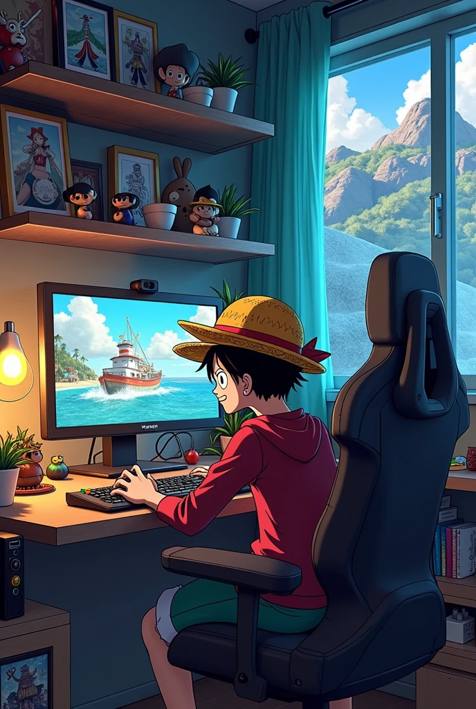 luffy,Green brain