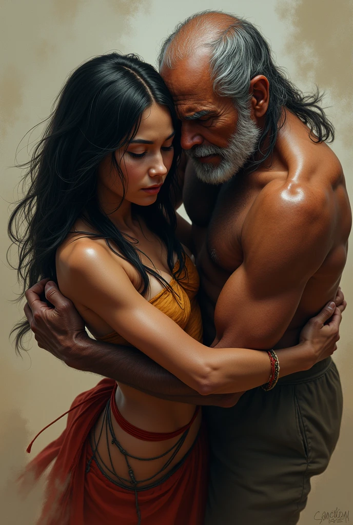 Muscular shirtless old man kissing sexy hot dark skinned indian model girl,girl in sexy tight hot yellow silk saree ,hot body,girl kissing old man very tightly,old man and girl having sex,girl sitting on old man center lap face to face, kiss, in the bedroom ,Add more detail,old man holding sexy girl and sitting her on his center lap face to face,girl kissing and hugging old man very tightly, , kiss, in the office,ADD MORE DETAILS, DETAILS ENHANCER, DETAILS RENDERING,1000×1500 sharp focus cgi, photorealistic, high detail, realistic, masterpiece, absurdres, best quality, HDR, high quality, high-definition, extremely detailed, 8k wallpaper, intricate details, 8K uhd, Full-HD, (realistic photo:1.2), contrast, harsh lighting, cinematic lighting, natural lighting, hard light, backlighting, global illumination, ambient occlusion