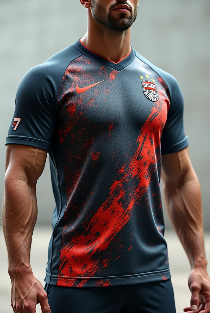 Male, handsome, young, (((gigantic pecs:1.3))), (tight shirt:1.2), (soccer player), cheerful face