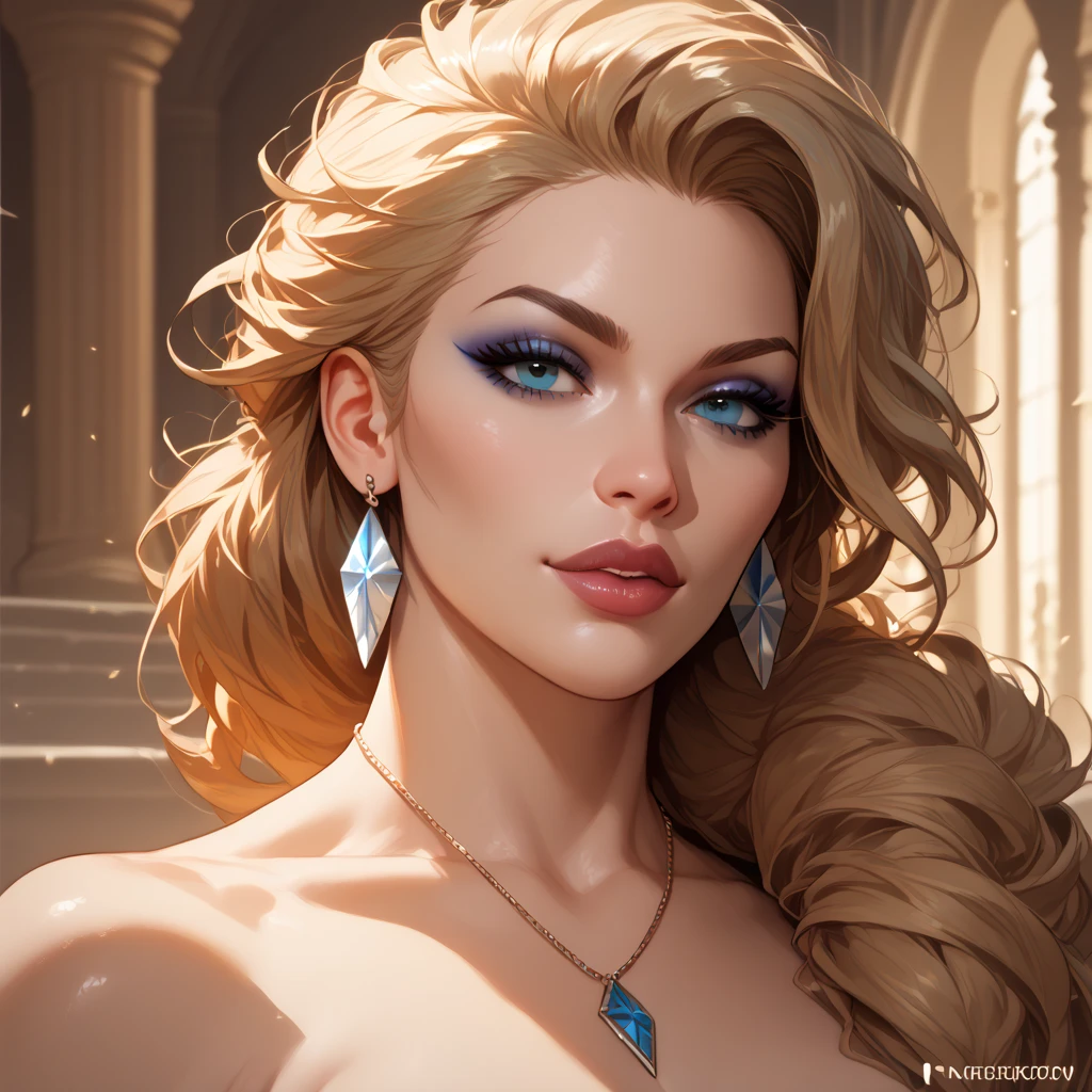 masterpiece, best quality, highest quality, 1girl, breasts, jewelry, hair over one eye, dress, bracelet, blonde hair, black dress, long single braid, large breasts, ring, circlet, breasts out, necklace, armlet, looking at viewer, lips, yellow eyes, bare shoulders, parted lips, hair ornament, cinematic lighting, (volumetric lighting), extremely detailed CG unity 8k wallpaper, focused, 8k wallpaper, 4k wallpaper, extremely detailed, ultra realistic, photorealistic, sharp focus, absurdres, (HDR:1.2), (high contrast), photograph, detailed and intricate, instagram, portrait, highly detailed, digital painting, artstation, concept art, smooth, sharp focus, illustration,, (epic realistic, hdr, luminous, intricate details, hyperdetailed, cinematic, rim light)
<lora:_Queen_Marika-000009:0.7>