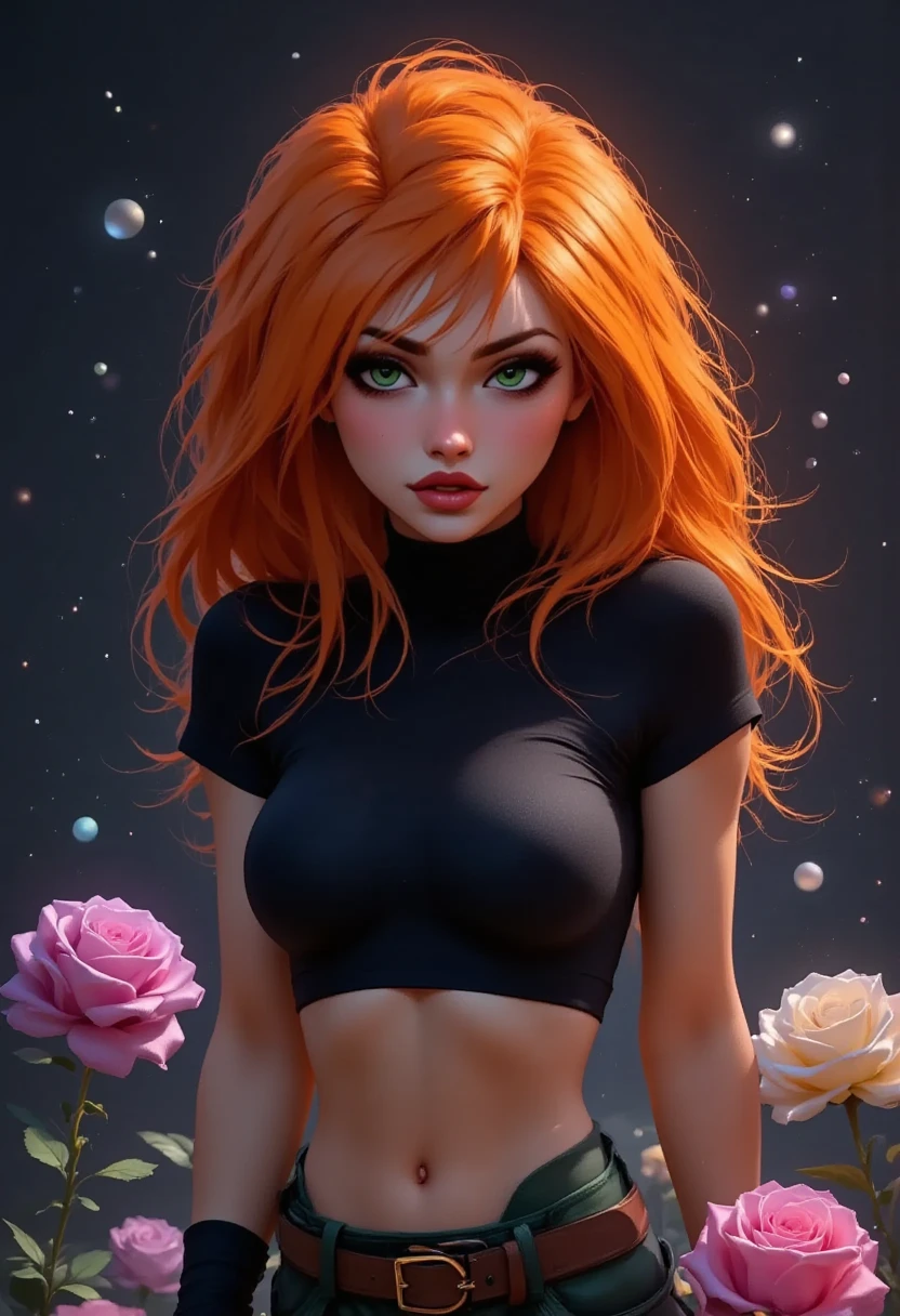 {{masterpiece}}, best quality, extremely detailed CG unity 8k wallpaper, cinematic lighting, lens flare, beautiful detail eyes, black, side glance, multicolor hair, colorful light, particles, heterochromia, (colorful:1.5), (colorful hair:1.5),