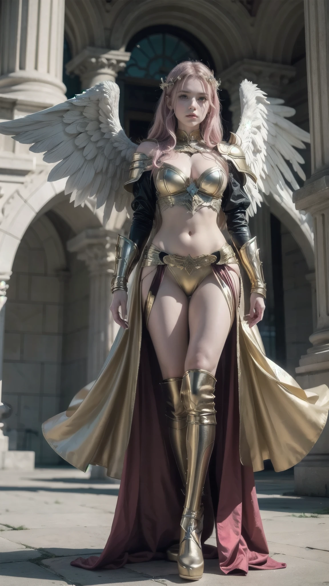  a close up of a woman with a skull on her shoulder , Anjo majestoso de  full body, angel knight girl, angel in plastic armor, tall female angel, beautiful angel girl ciborgue, beautiful cleric, cushart krenz arte chave feminino, serafim, goddess.  extremely high details, ( ( character concept art ) ),  Araffe Angel with golden wings walking on a street , Anjo majestoso de  full body, super wide angel, wide angel shot, wide angel, epic angel wings, foto do corpo da goddess cinematográfica,   Epic angle and pose  ,  angelic wings on the back , thick, warm, share, beautiful angel girl, of beautiful angel, long-range shot from a high angel, foto gigante e impressionante da goddess, there is a woman with pink hair,  full body,  full body,  looking at the camera , Guweiz&#39;s styleless artworks, ! dream artegerm, Lois van Baarle and Ross, estilo de arte realistic, IG Model | artegerm, Sem style Ross Tran, inspired by Ross Tran, artegerm style, artegerm e atey ghailan,  Araffe covered in gold in front of a building, angelic golden armor, unreal motor render  knights of the zodiac , Golden Goddess Athena,  like a mystical valkyrie , ornate cosplay, Greek Goddess Athena, usando  golden armor , 3 d goddess minerva,  knights of the zodiac ,Very beautiful, mystical atlantean valkyrie, usando  golden armor , Golden Wings, Virgo Shaka,  knights of the zodiac s, HDR, 8k, Personagem original,  High resolution , high detail,  focus on the face, portrait, ,  Middle Ages , classicism,  style of Andrey Atroshenko, paint, realistic,  symmetric detailed eyes ,  beautiful detailed face , figurative, fine arts, oil on canvas, HDR,8k,  High resolution , high detail,  focus on the face, front front,  moon jewel on forehead ,  gold new moon jewelry on the forehead,  angry expression ,  sad expression ,  golden armor , (completely_No:1.5), ([ long hair]:1.8), (whole body:1.8), (imagem de  full body em pé:1.8), ( upper body upwards:0.3), PERSEPHONE 