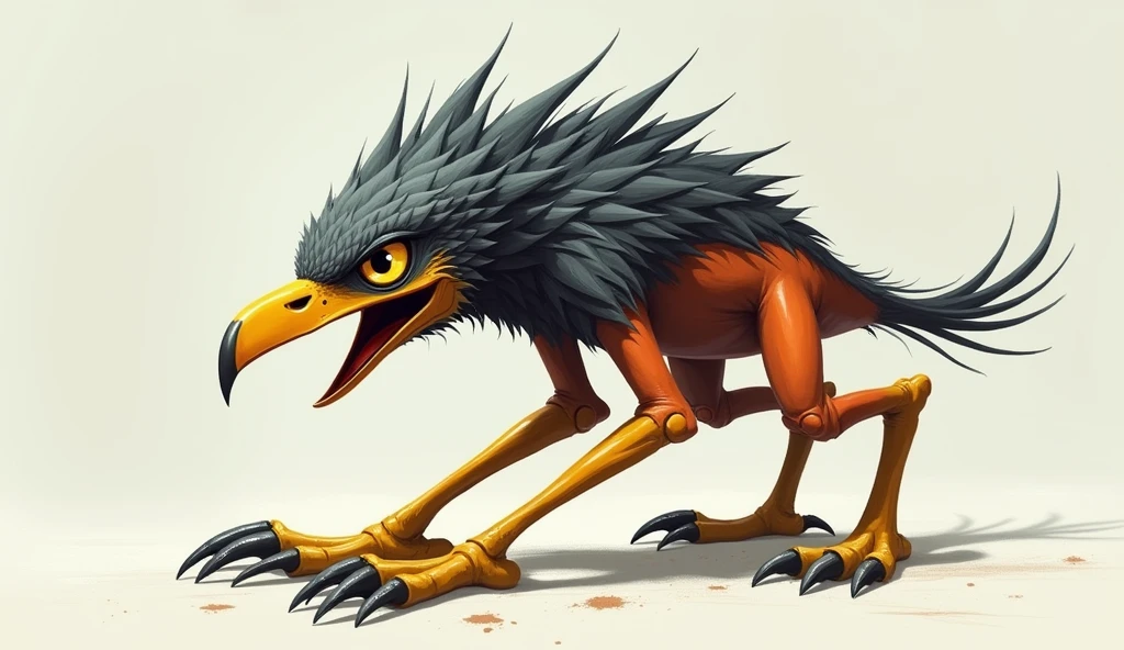a photograph of an angry t-rex centaur holding a sign "no feathers" <lora:Centaurs:0.6>
