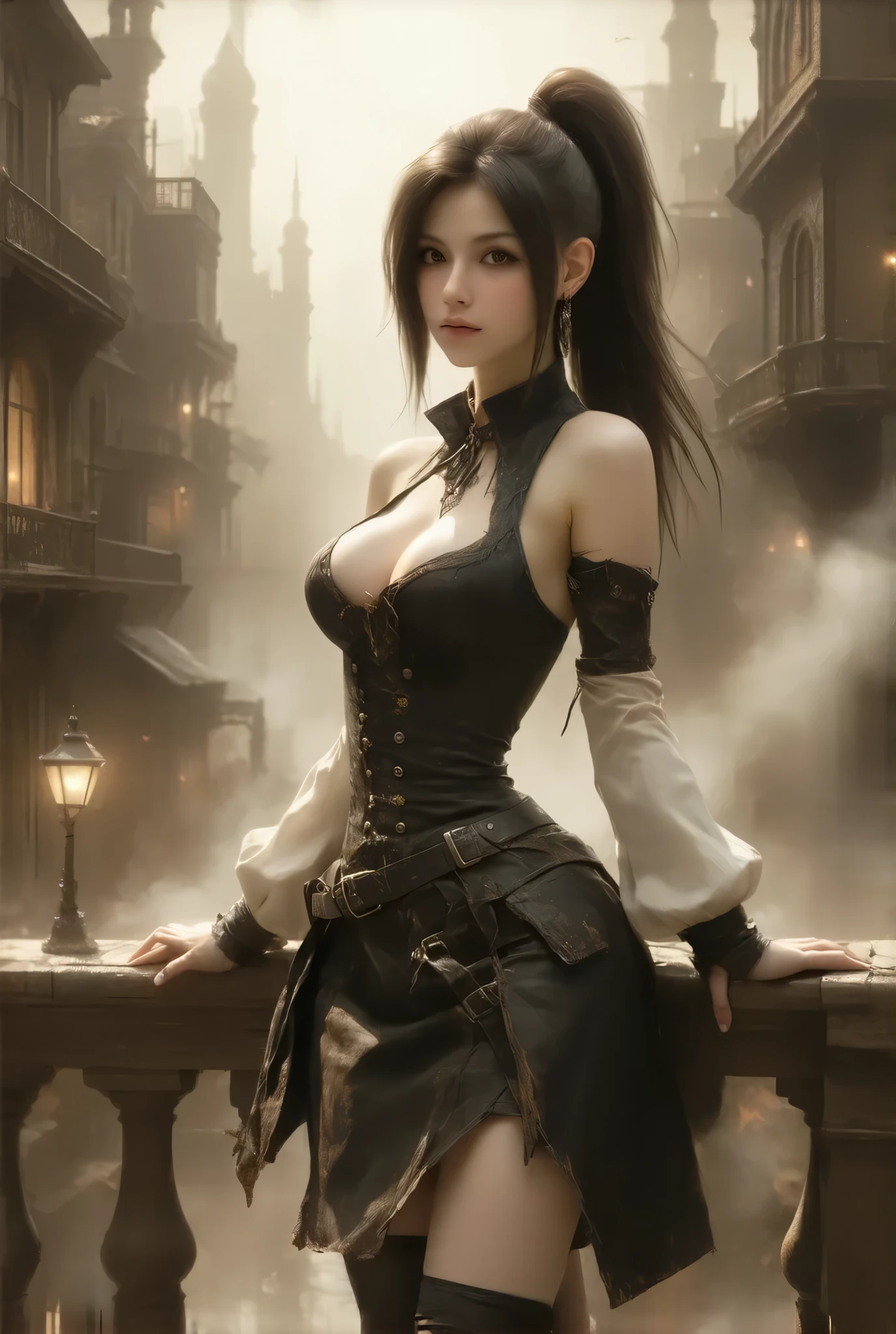 (extremely detailed CG unity 8k wallpaper), looking at viewer, face shot of a beautiful woman, endearing look, attractive, most beautiful artwork in the world, medieval street, people walking, sunny day, sun, radiant light, light, shopping, everyday life, shops, trading, professional majestic oil painting by Ed Blinkey, Atey Ghailan, Studio Ghibli, by Jeremy Mann, Greg Manchess, Antonio Moro, trending on ArtStation, trending on CGSociety, Intricate, High Detail, Sharp focus, dramatic, photorealistic painting art by midjourney and greg rutkowski