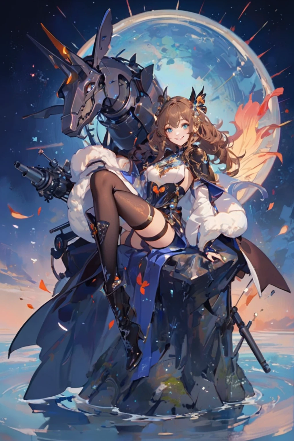(masterpiece, top quality, best quality, official art, beautiful and aesthetic:1.2), 
BREAK, extreme detailed, colorful, highest detailed ((ultra-detailed)), ((an extremely delicate and beautiful))
BREAK, (1girl:1.3), (cute, short:1.5), messy colorful hair above the eyes, (beautiful eyes), slender,
BREAK, cute girl, Close-up, (steampunk atmosphere:1.1),
