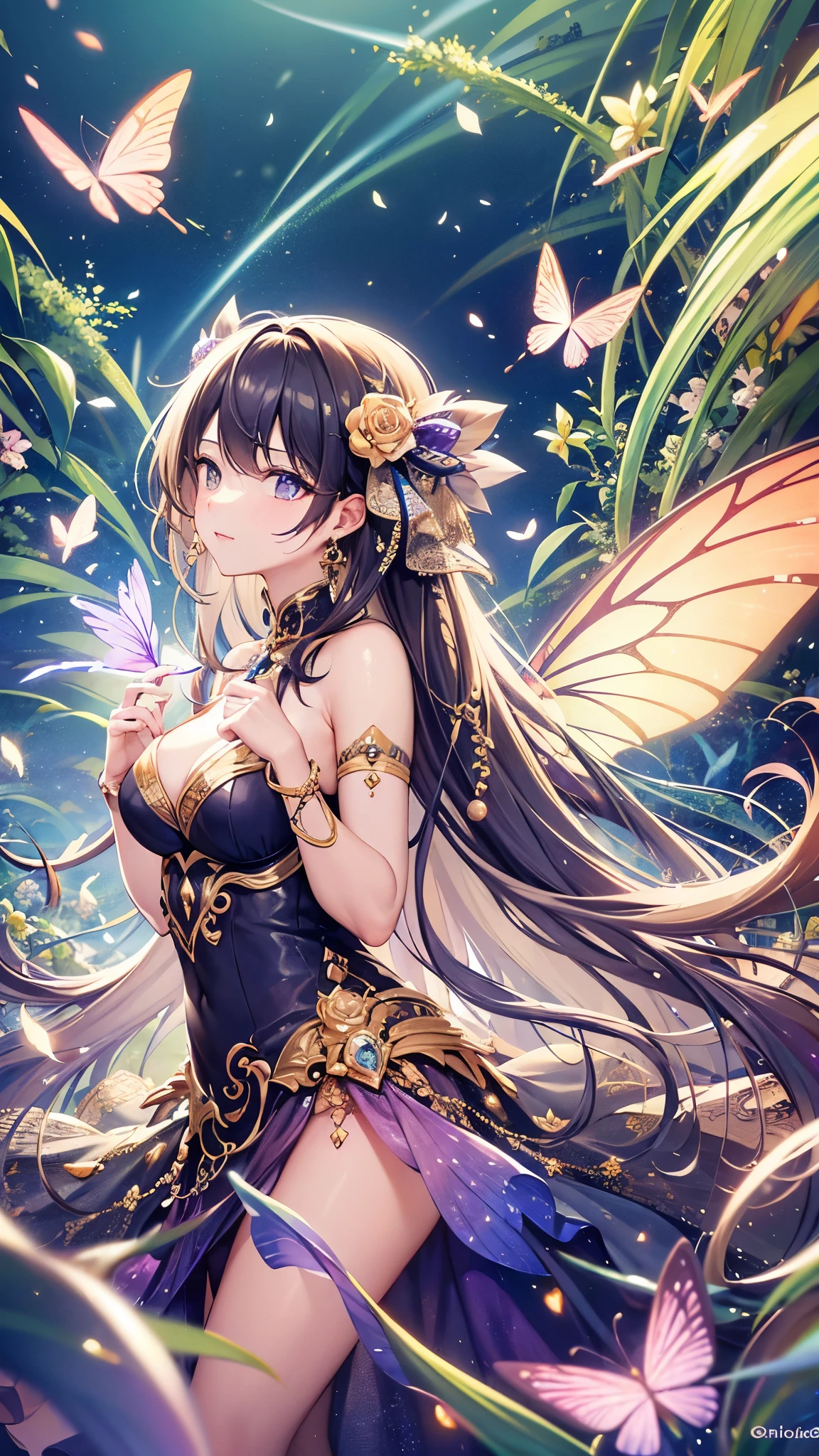 ((highest quality)),(ultra high resolution),(Super detailed),(detailed description),((best CG)),(best work of art),super precision art,great drawing art,(Fantasy art with precise details:1.5), (one female fairy:1.5),,Beautiful face 1.5,natural makeup:1.6,((transparent wings:1.6)),((offer a prayer:1.6), (((moonlit night in the forest:1.6))),((clear spring:1.6))