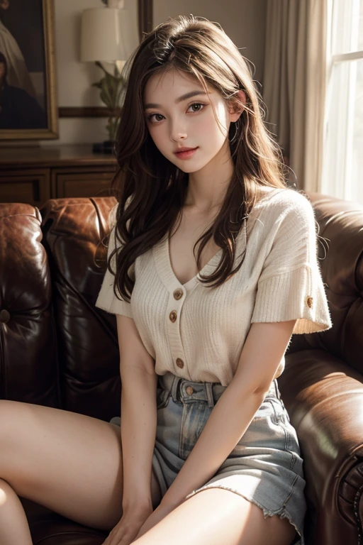 ​masterpiece、8K、32K、top-quality、(A detailed eye)、(A cute Japanese woman、bangss)、23years old、1 girl in、elegent、(light Particle )、(Detailed background depiction、portlate:1.2)、(Onepiece:1.2)、newyork、morning、(long boots:1.1)、cowboy  shot、ssmile、head shot